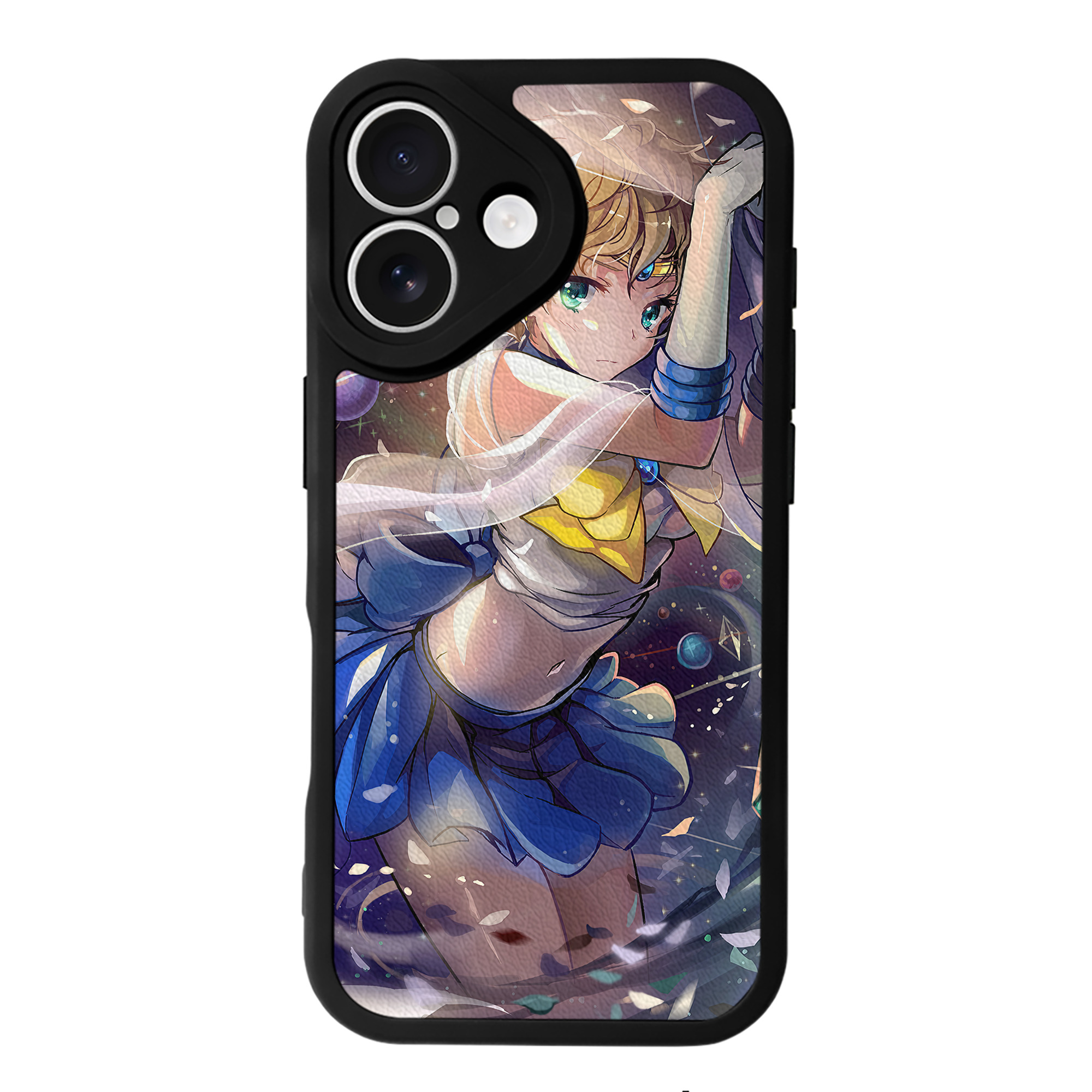 （画像用） 美少女戦士セーラームーン Sailor Moon 【iPhone 16シリーズ対応】シリコンスマホケース（レザー調） 材質：シリコン